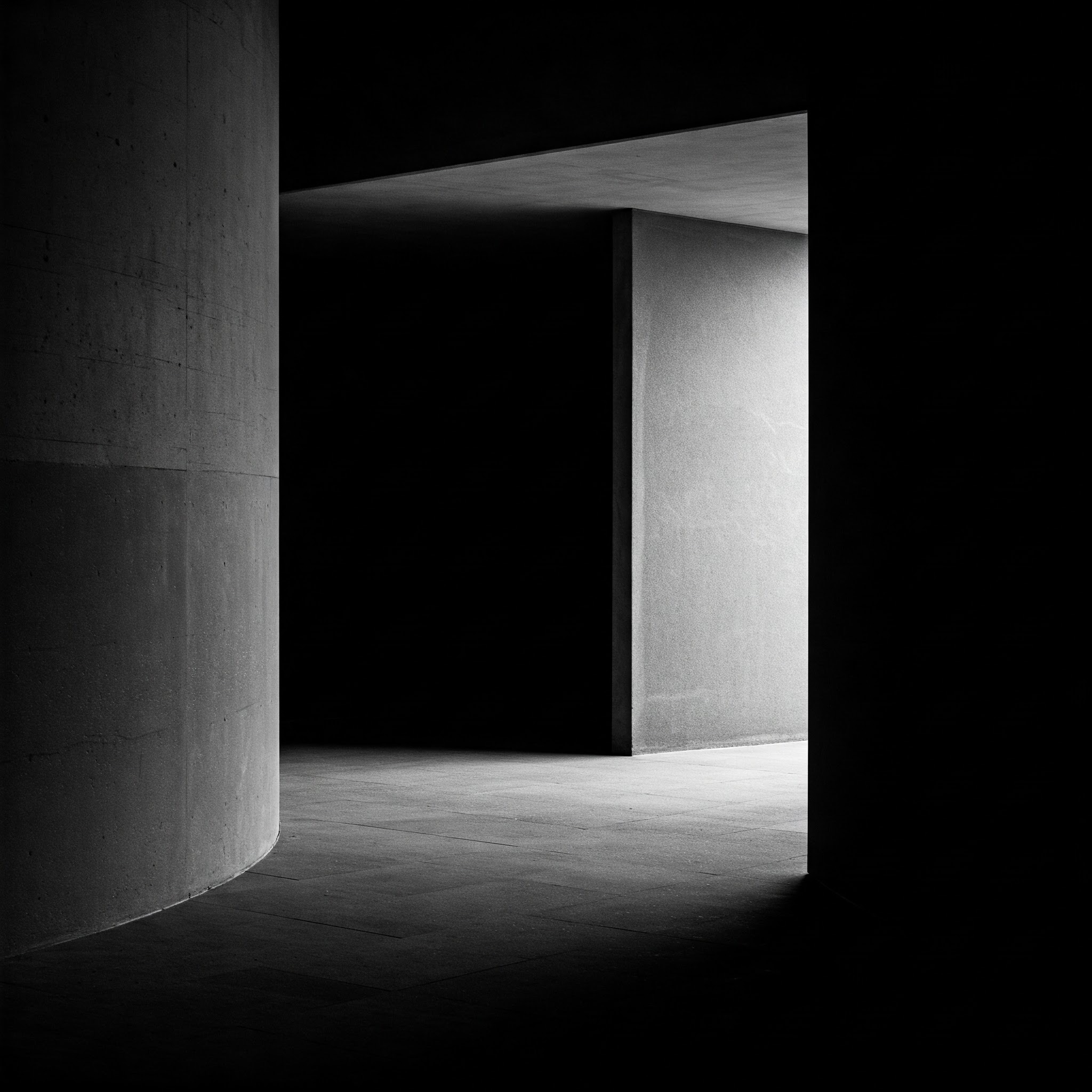 photo of Concrete Volumes in Shadow and Light